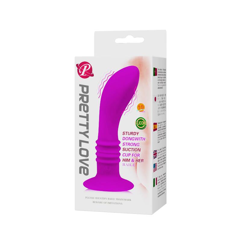 Pretty Love Plug Anal Vibrador Color Púrpura - Imagen 4