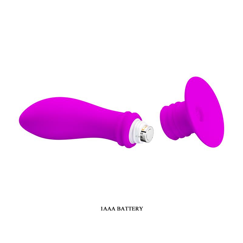 Pretty Love Plug Anal Vibrador Color Púrpura - Imagen 6