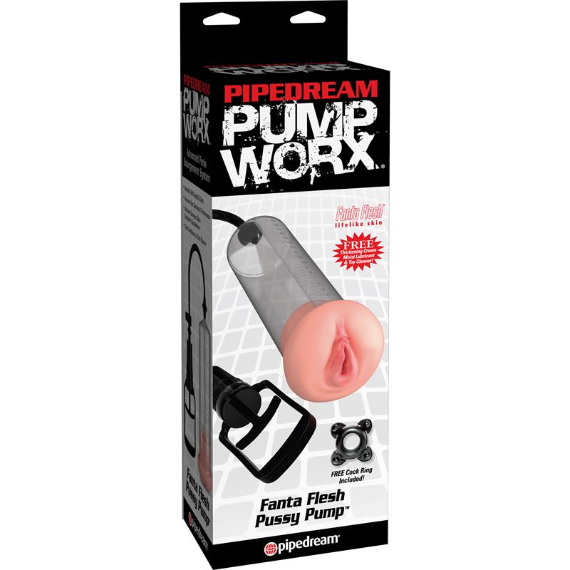 Pump Worx Succionadory Vagina Fanta Flesh - Imagen 3