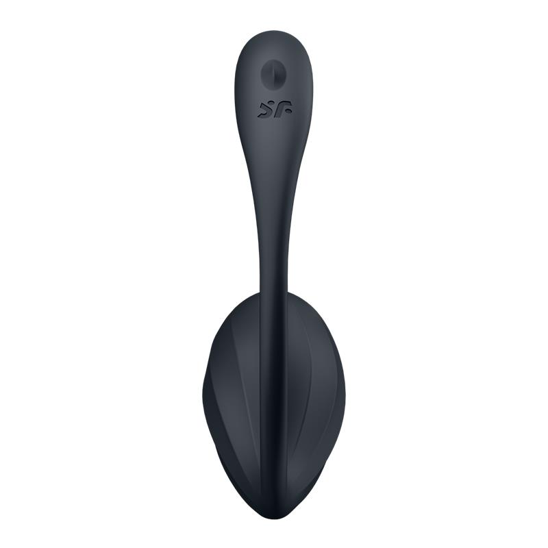 Ribbed Petal Vibrador de Braguita APP Negro - Imagen 6
