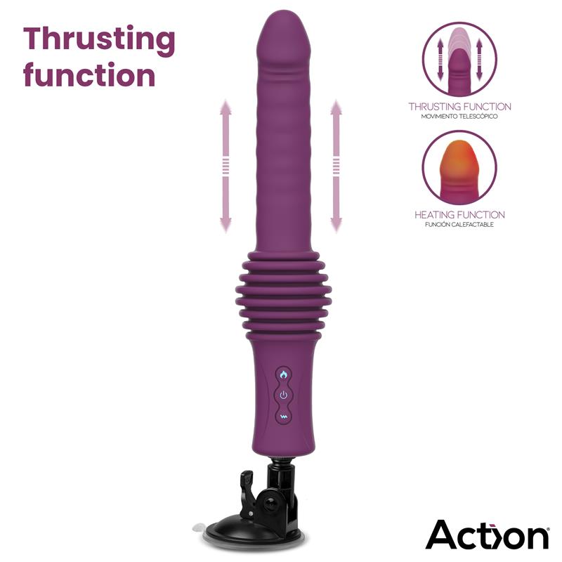 Roxer Sex Machine con Vibración, Thrusting, Efecto Calor y Control Remoto - Imagen 5