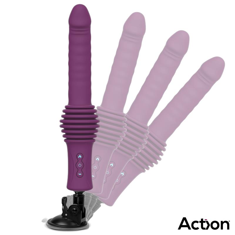 Roxer Sex Machine con Vibración, Thrusting, Efecto Calor y Control Remoto - Imagen 6