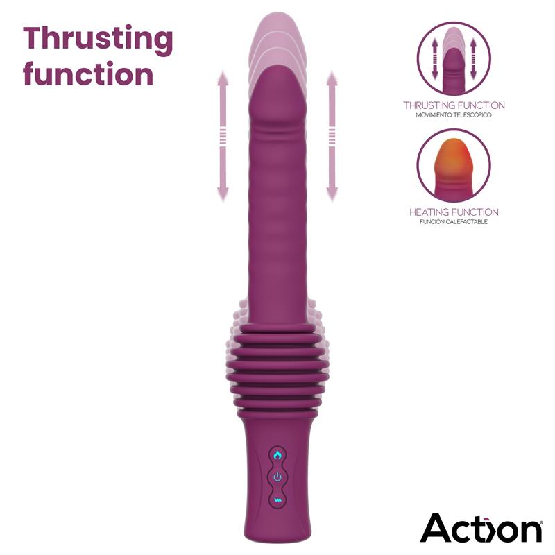 Roxer Sex Machine con Vibración, Thrusting, Efecto Calor y Control Remoto - Imagen 9