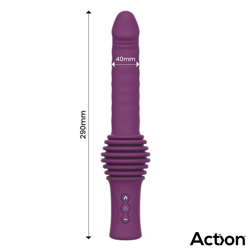 Roxer Sex Machine con Vibración, Thrusting, Efecto Calor y Control Remoto - Imagen 11