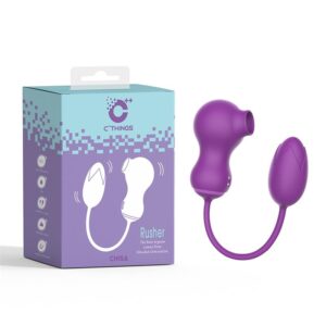 Rusher Succionador de Clítoris y Huevo Vibrador