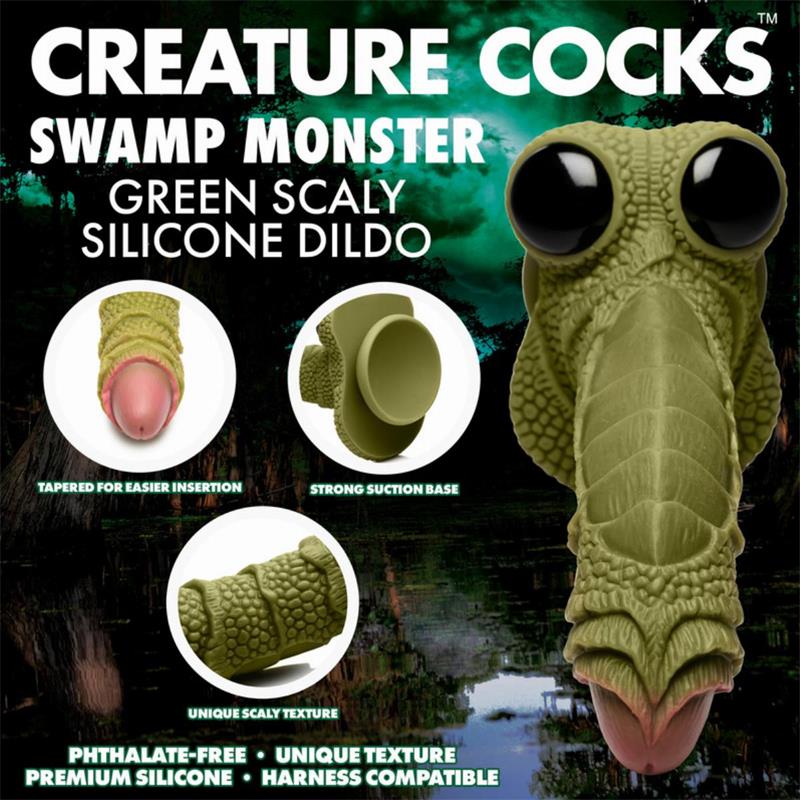Scaled Swamp Monster Dildo 9.4 - Imagen 4