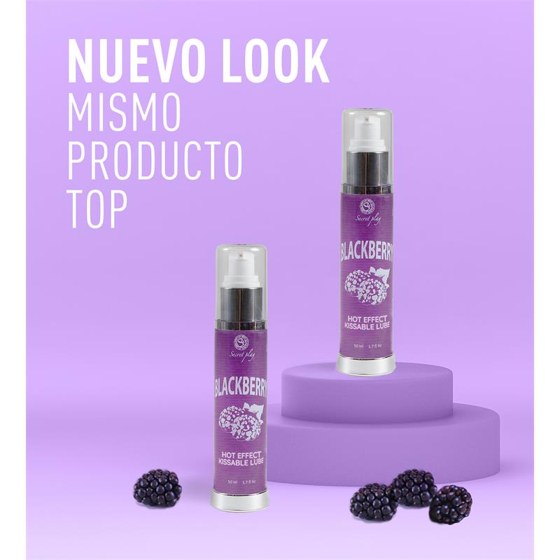 Secret Play Lubricante Efecto Calor Mora 50 ml - Imagen 4
