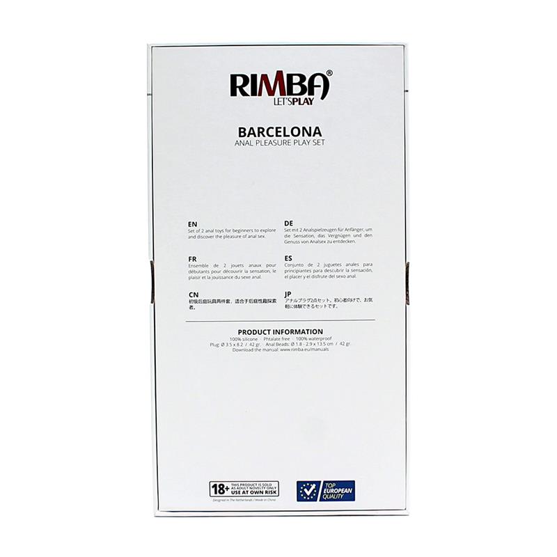 Set de 2 Juguetes Anales Barcelona Purpura - Imagen 6