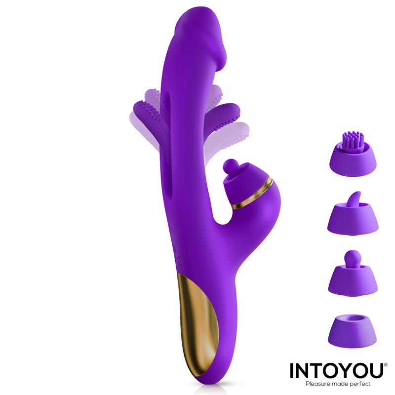 Siter 2.0 Vibrador con Lengua Flapping, Golpeteo y Cabezales Intercambiables - Imagen 14