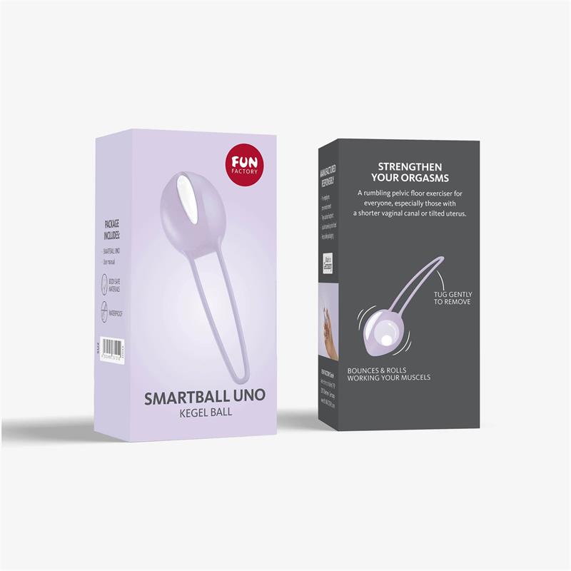 Smartball uno Bola Kegel White/Pastel Lilac - Imagen 3