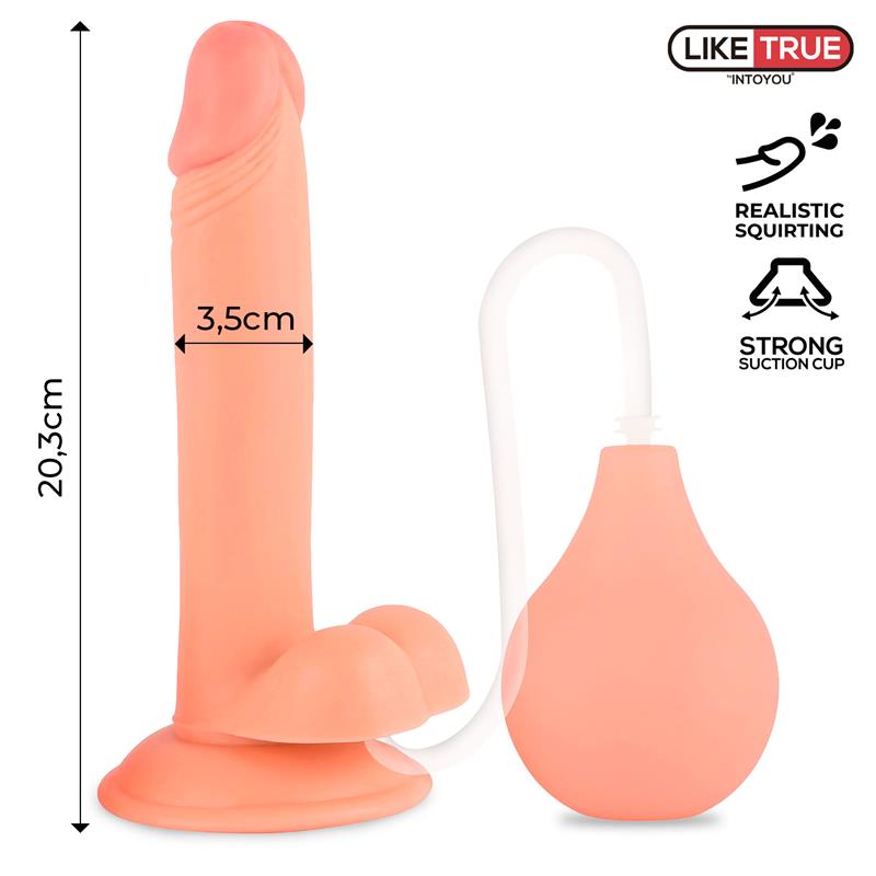 Squirtz Dildo Eyaculador - Squirting 8 - 20.3 cm - Imagen 3