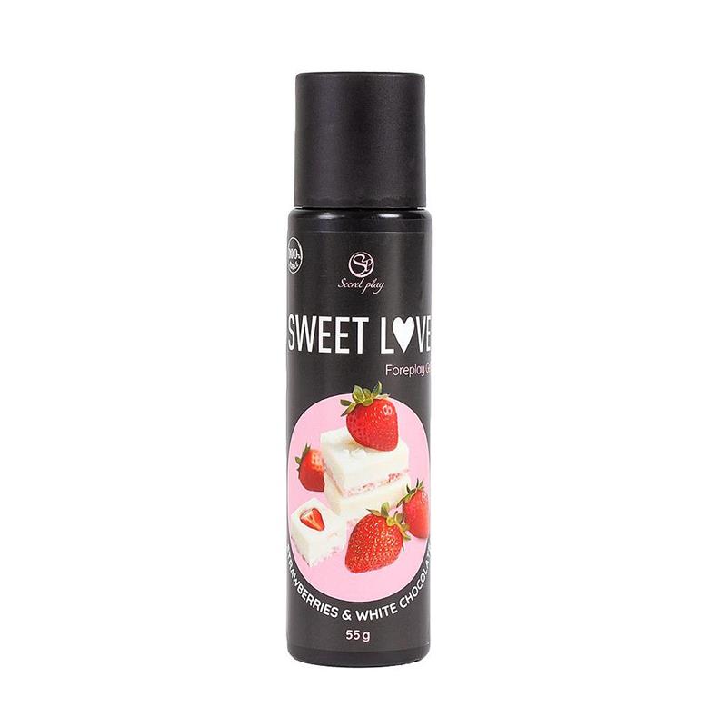 Sweet Love Lubricante Fresa & Chocolate Blanco 60 ml - Imagen 2