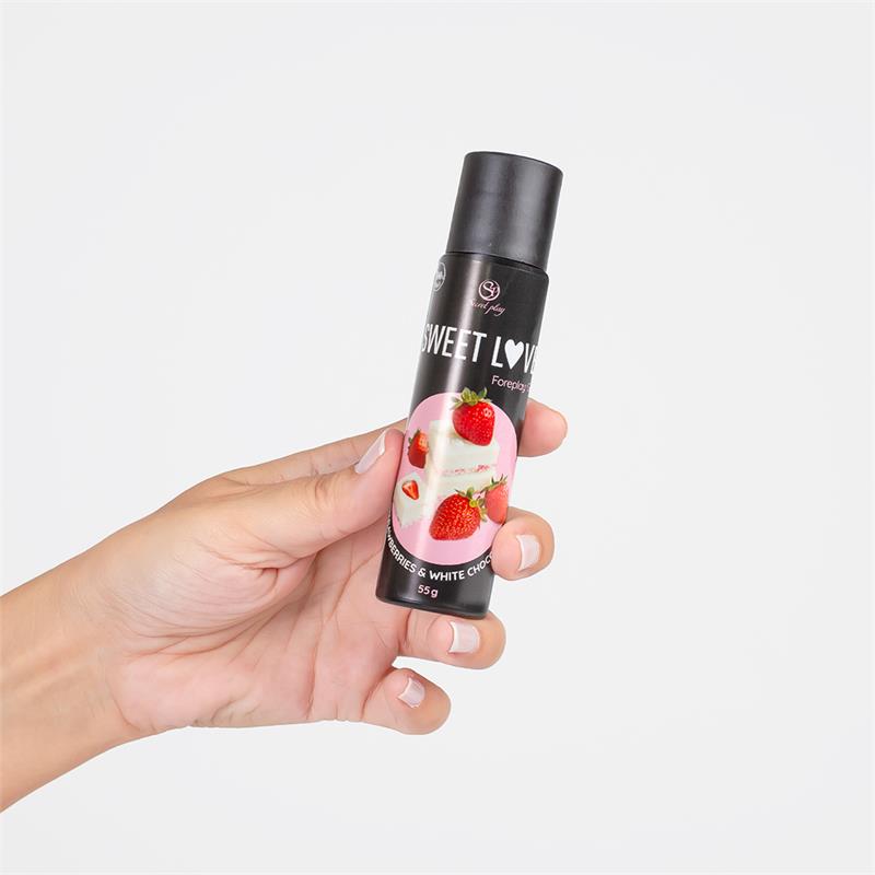 Sweet Love Lubricante Fresa & Chocolate Blanco 60 ml - Imagen 3