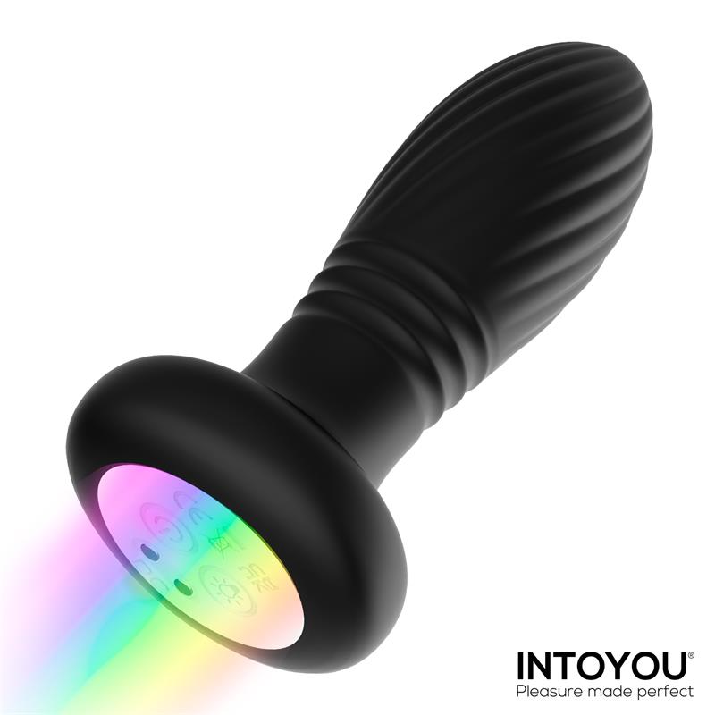Tainy Plug Anal con Thrusting y Luces Led con Control Remoto - Imagen 7