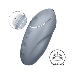 Tap and Climax 1 Vibrador y Tapping Gris