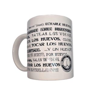 Taza Mug Sinonimos Huevos 370ml