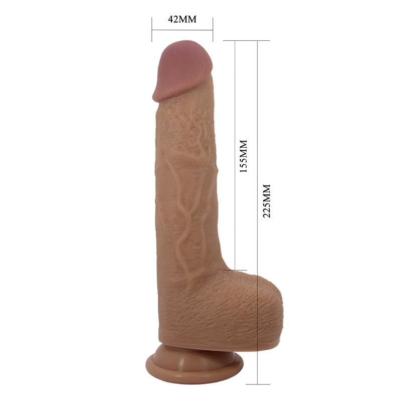 Tommy Dildo Realista con Vibración y Thrusting con Contorl Remoto - Imagen 6