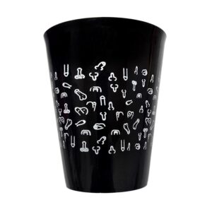 Vaso Plástico Dibujo Penes 500ml