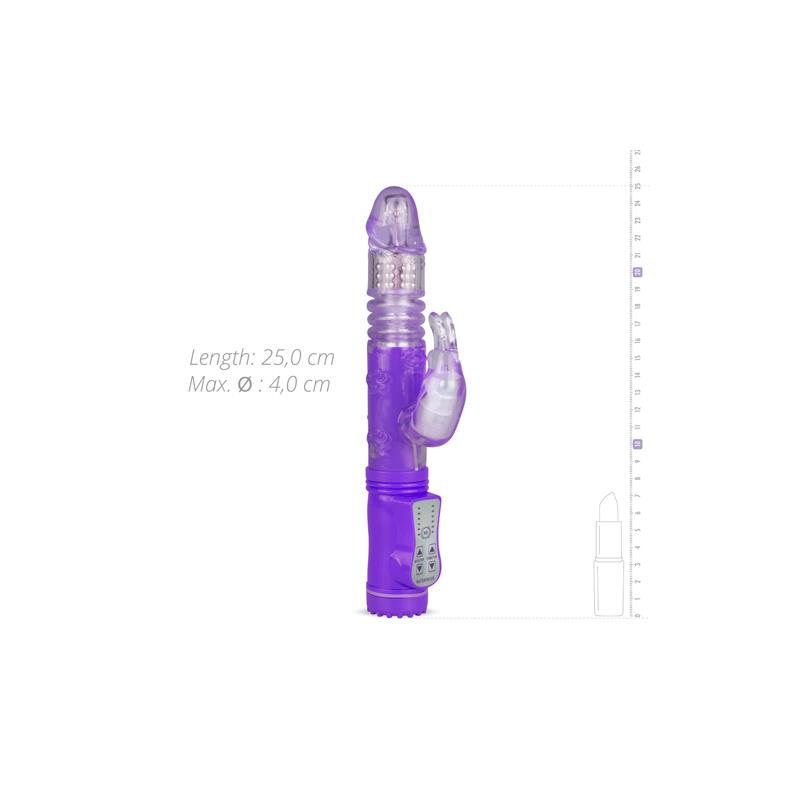 Vibrador Percutador y Bolas Rotadoras Púrpura - Imagen 8