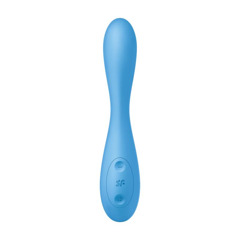 Vibrador G-Spot Flex 4 con APP Satisfyer Connect Azul - Imagen 6