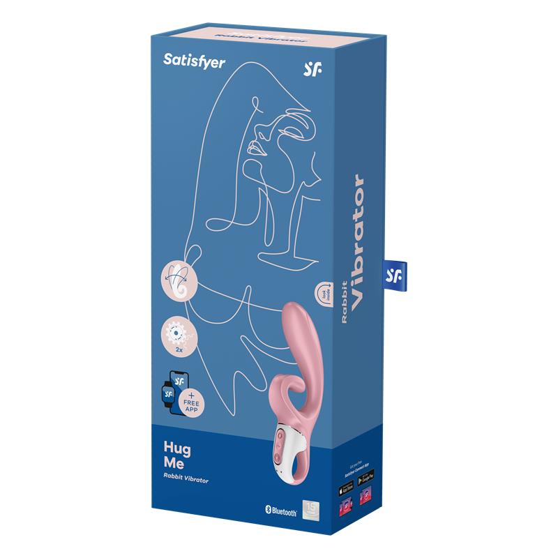 Vibrador Hug Me con APP Satisfyer Connect Rosa - Imagen 5