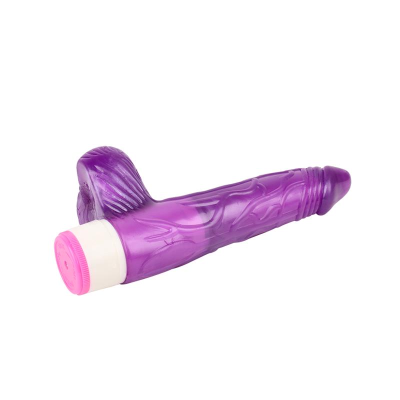 Vibrador Multi Velocidad Realista Púrpura 20cm - Imagen 4