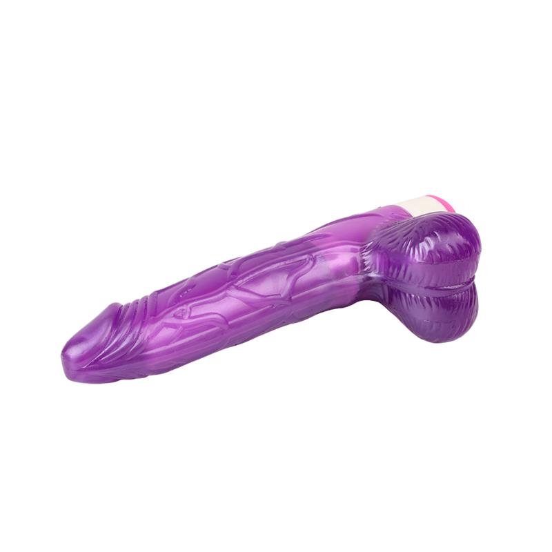 Vibrador Multi Velocidad Realista Púrpura 20cm - Imagen 5