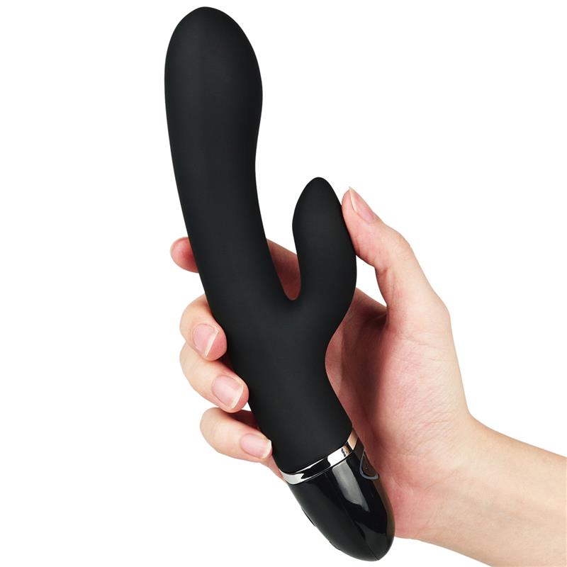 Vibrador O-Sensual Clit Duo Climax Negro - Imagen 4