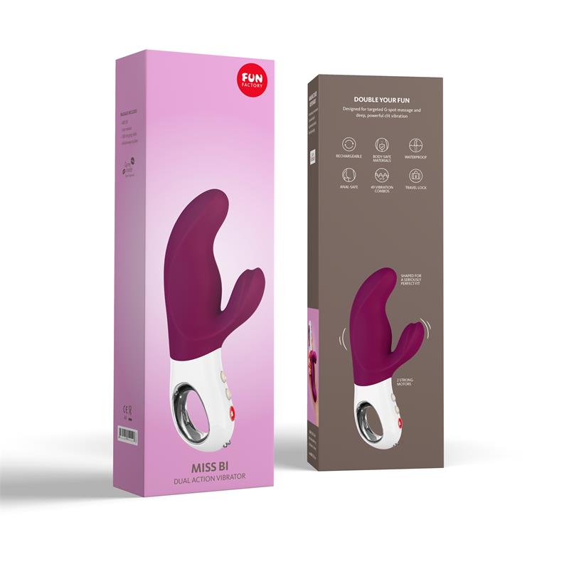 Vibrador para el Punto G Miss Bi Grape and White - Imagen 3
