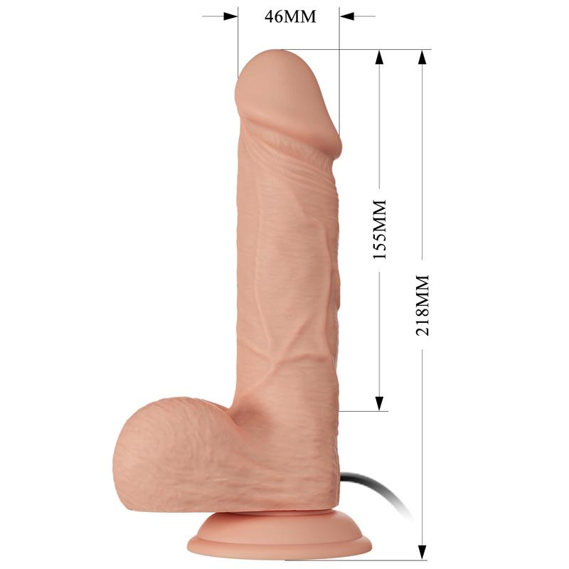 Vibrador Realista 8.5 Control Remoto - Imagen 8
