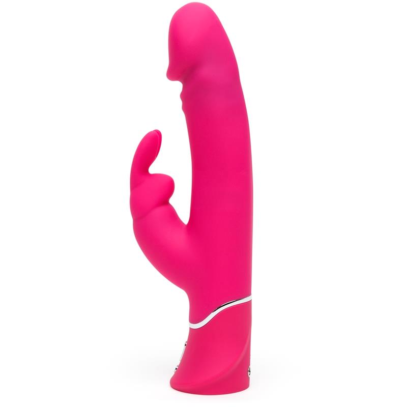 Vibrador Realistic Dual Density Rabbit Rosa - Imagen 4