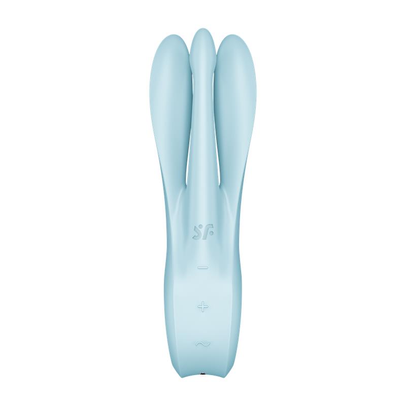 Vibrador Threesome 1 Light Azul - Imagen 4