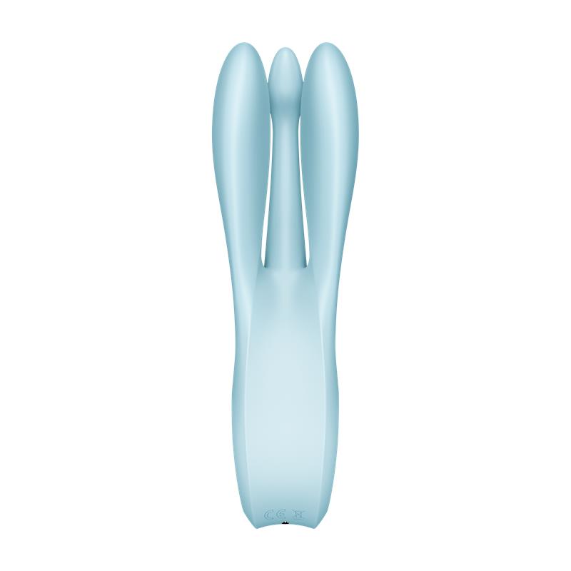 Vibrador Threesome 1 Light Azul - Imagen 5