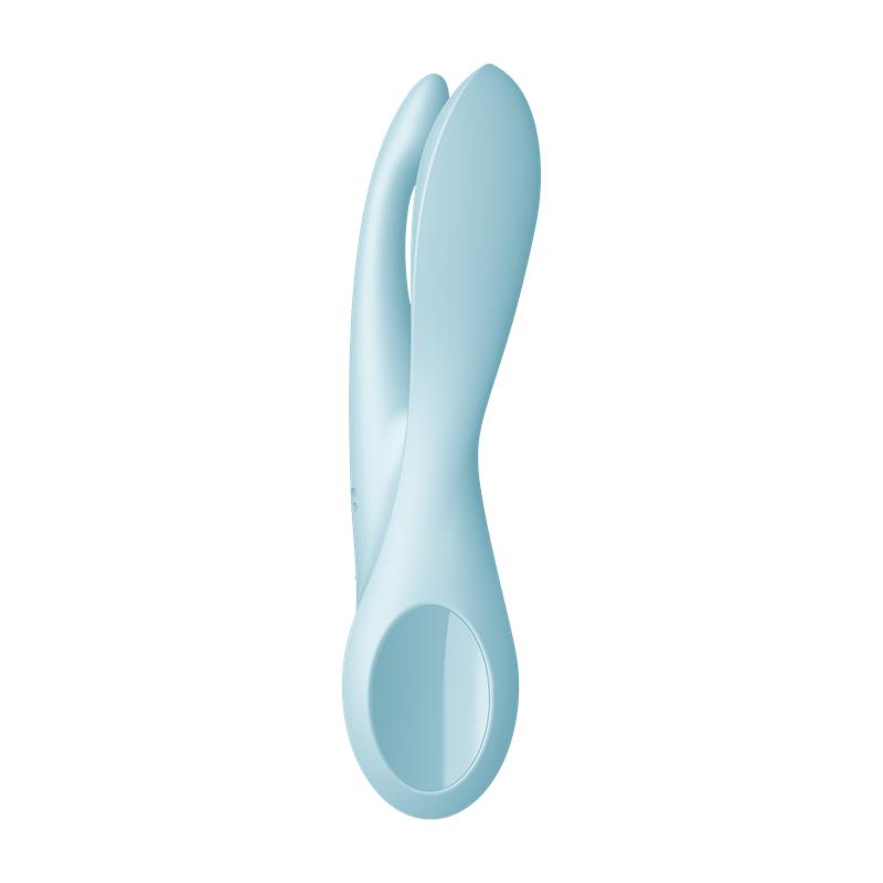 Vibrador Threesome 1 Light Azul - Imagen 6