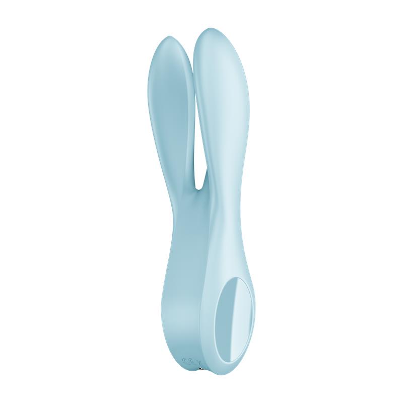 Vibrador Threesome 1 Light Azul - Imagen 7