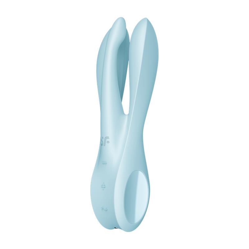 Vibrador Threesome 1 Light Azul - Imagen 8