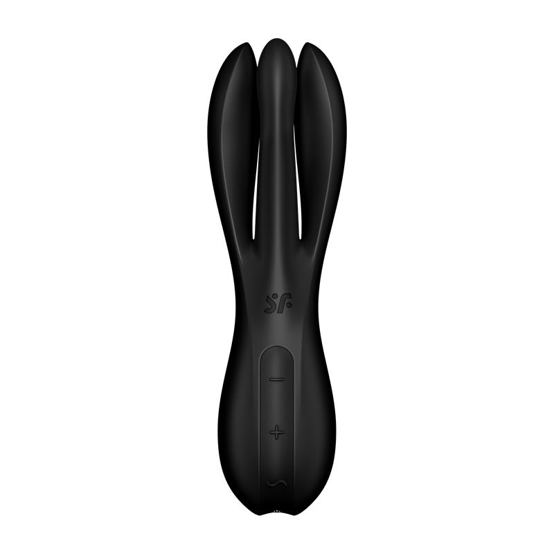 Vibrador Threesome 2 Negro - Imagen 9