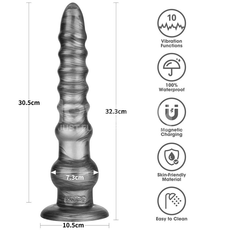 Vibrax Slider Dildo Anal con Vibración King Sized 12.5 - Imagen 8