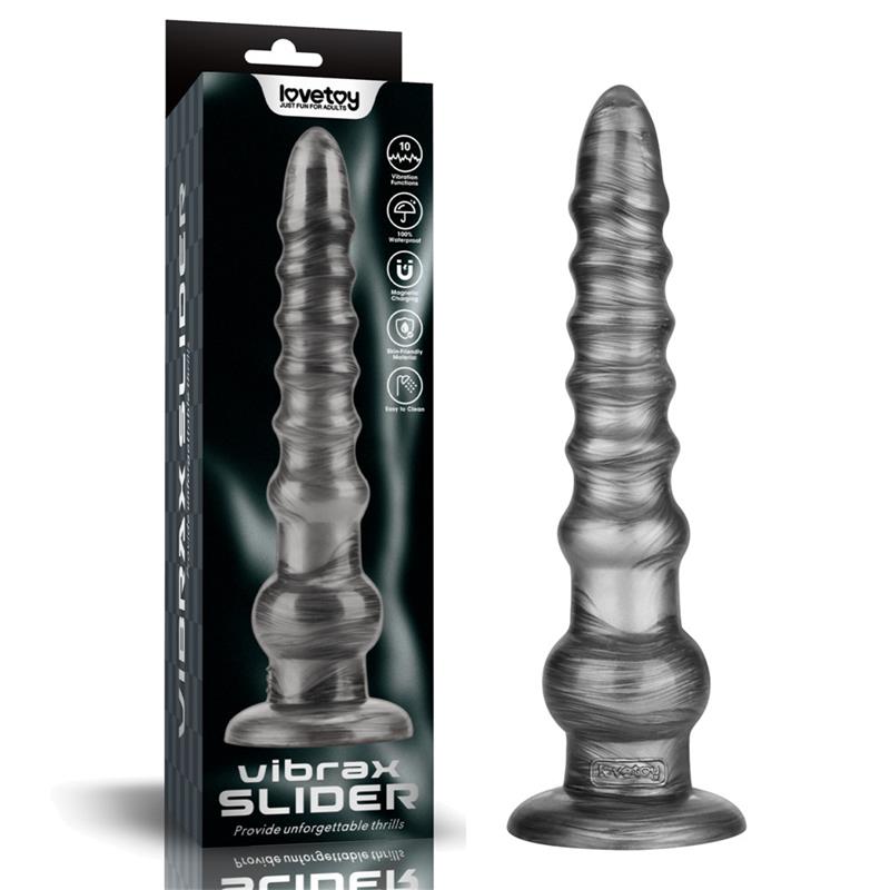 Vibrax Slider Dildo Anal con Vibración King Sized 12.5
