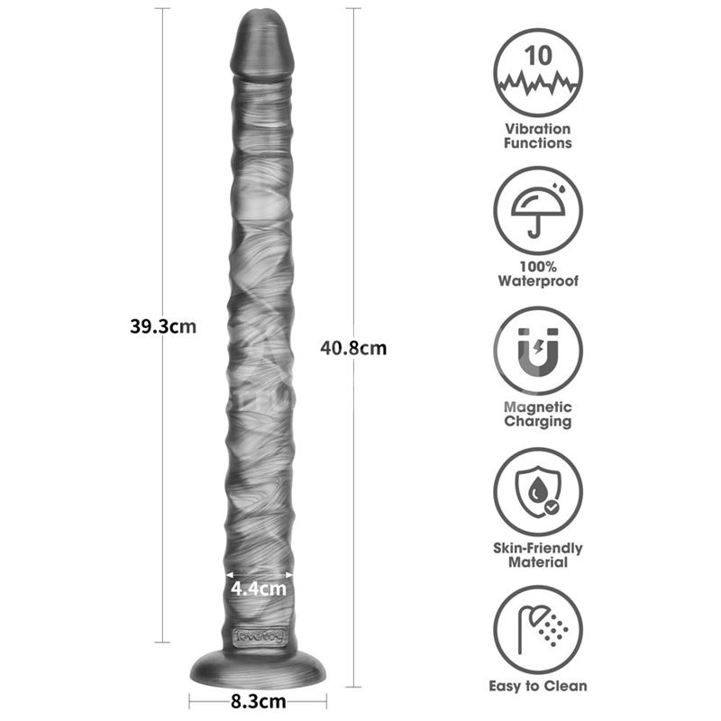 Vibrax Slider DIldo Anal con Vibración King Sized 16 - Imagen 5