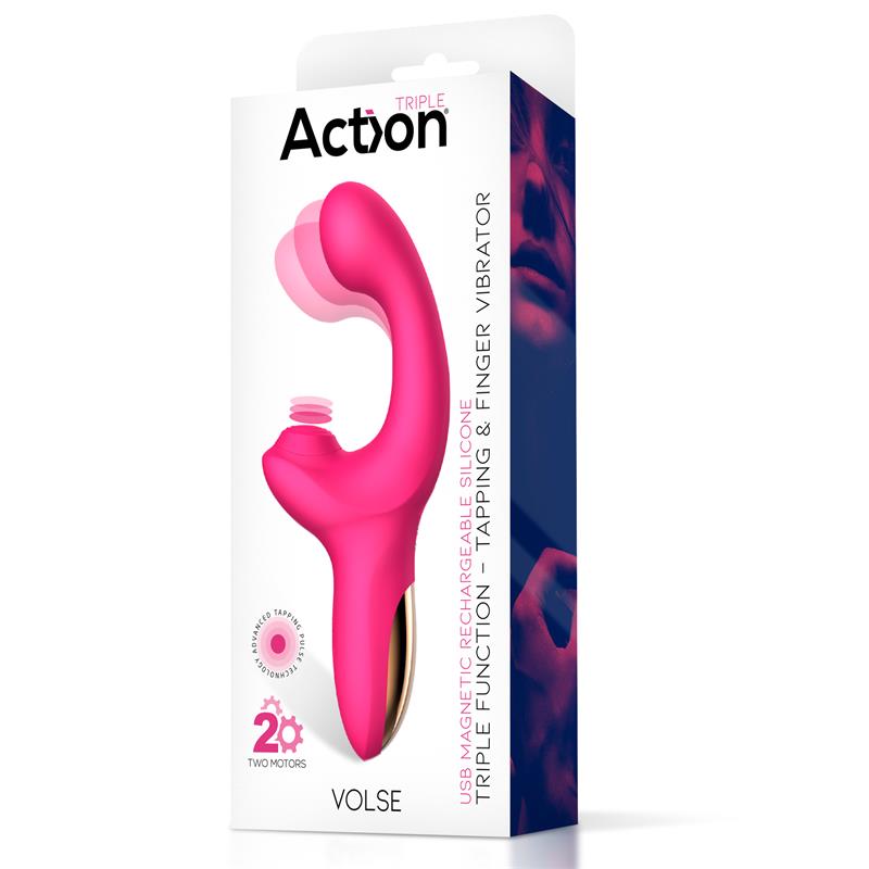Volse Vibrador Triple Función con Finger y Pulsación Tapping - Imagen 10