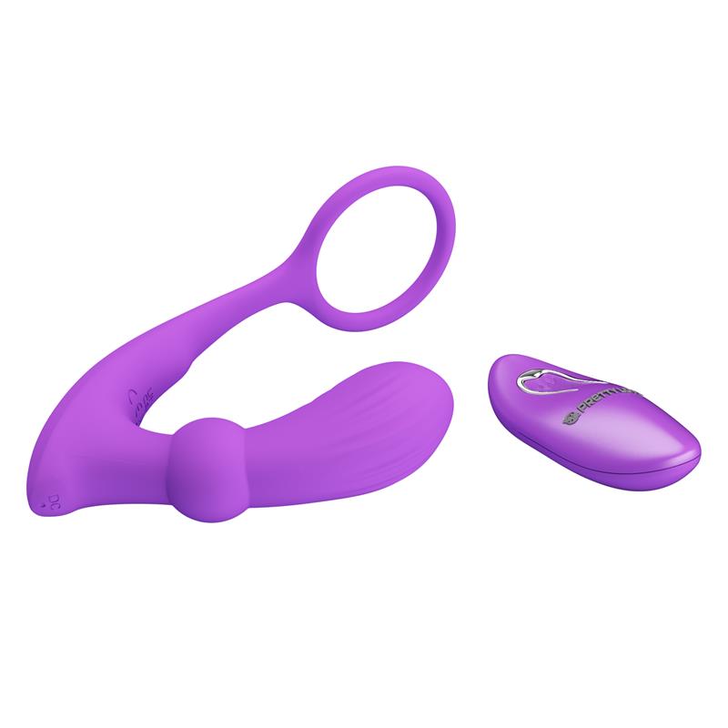 Warren Plug Anal y Anillo para el Pene con Vibración y Pulsación a Control Remoto - Imagen 8