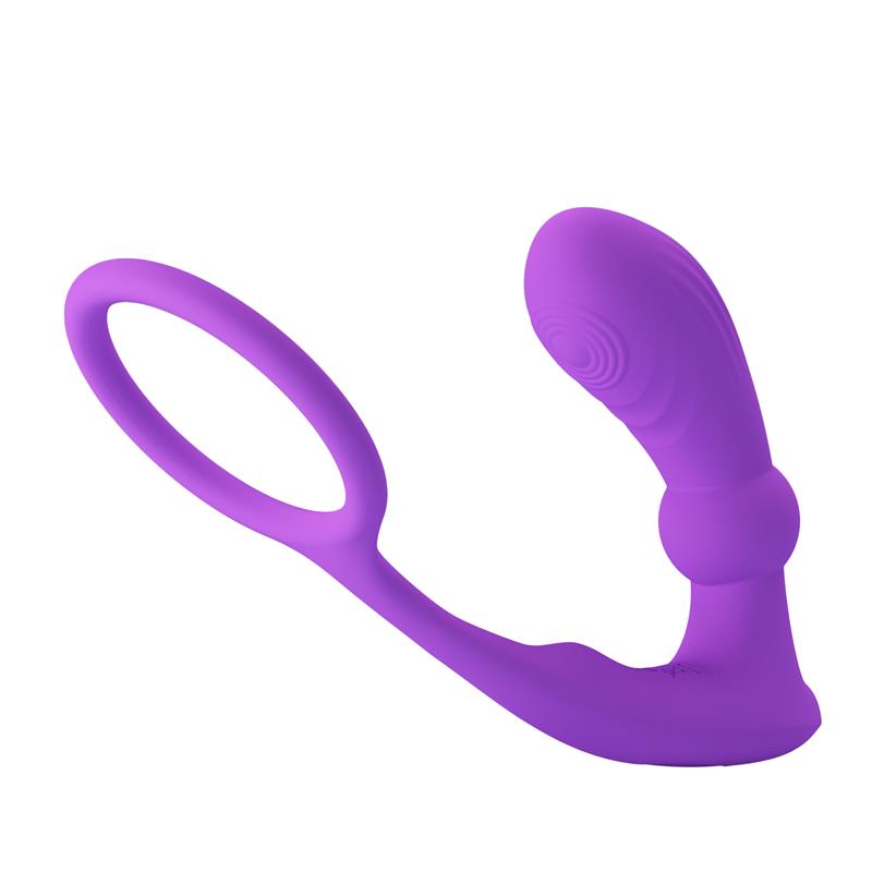 Warren Plug Anal y Anillo para el Pene con Vibración y Pulsación a Control Remoto - Imagen 6