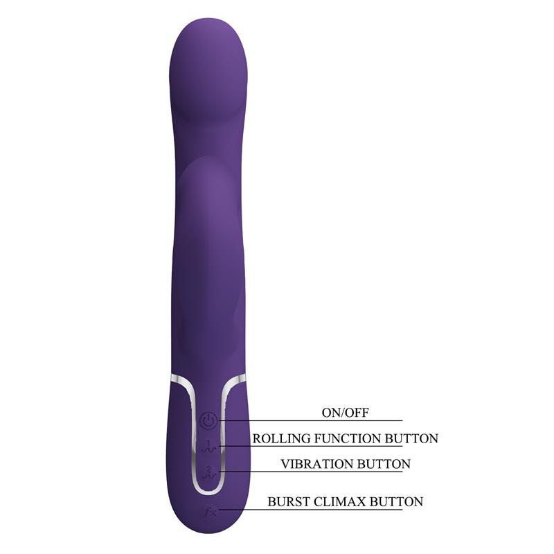 Zalin Rolling Vibrador con Bolas Rotatorias USB - Imagen 6