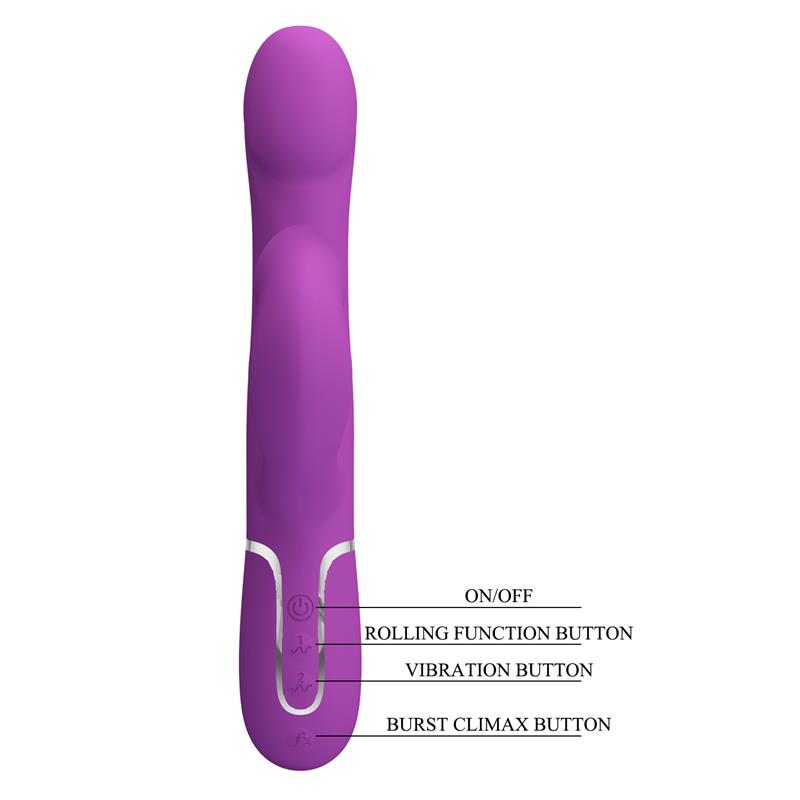 Zalin Vibrador con Bolas Rotatorias y Lengua - Imagen 6