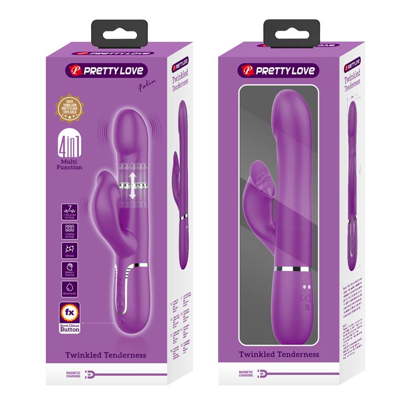 Zalin Vibrador con Bolas Rotatorias y Lengua - Imagen 8
