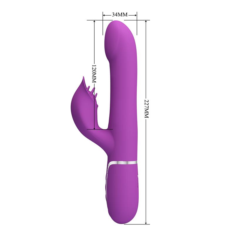 Zalin Vibrador con Bolas Rotatorias y Lengua - Imagen 9