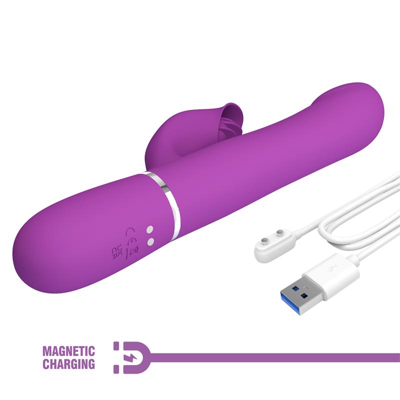 Zalin Vibrador con Bolas Rotatorias y Lengua - Imagen 10