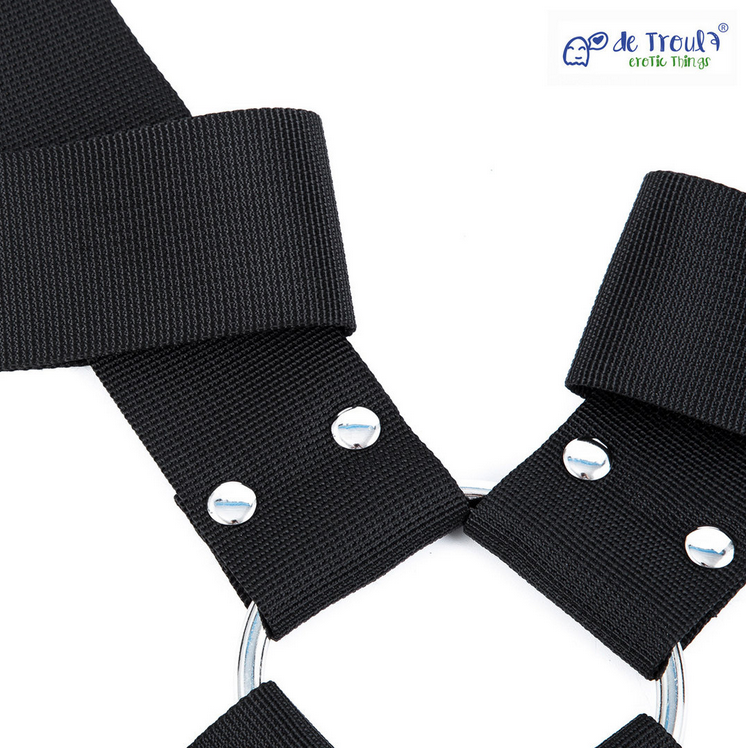 CRUZ hogtie ataduras muñecas y tobillos naylon De Troula - Imagen 9