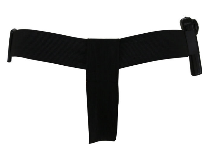 Ultra Passionate Harness doble pene con vibración Morado - Imagen 12